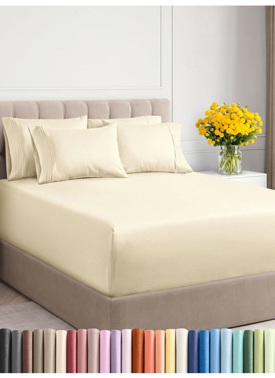 Buy Hotel Luxury Bed Fitted Sheet Set Of 1 Piece in Egypt