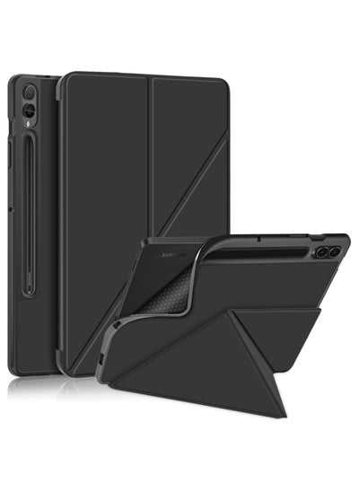 Buy Case for Galaxy Tab S9,Premium PU Leather & Soft TPU Back Cover, Multi-Viewing Angles, Auto Wake/Sleep with Pen Holder in UAE