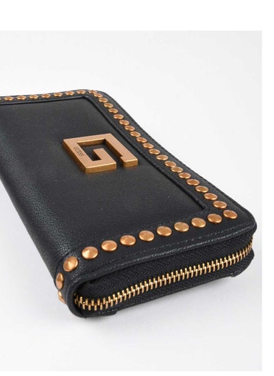 Buy Studded Logo Clutch in Saudi Arabia