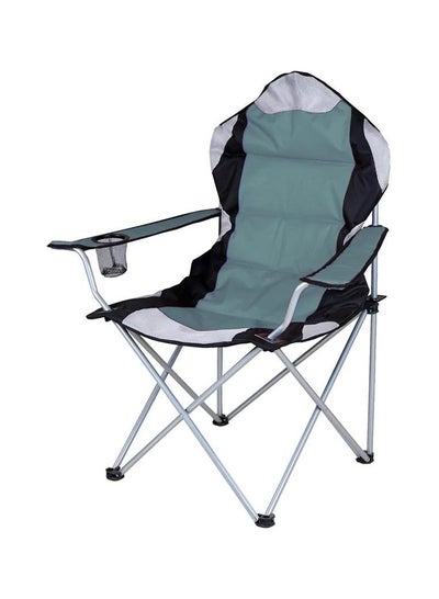 Buy VIO® Large Outdoor Chair Padded High Back Durable Foldable Beach Chair with Bag Cup Holder for Outdoor Pool Picnic Camping Travel Fishing Lawn Supports Up to 140 KG (300 LBS) (Grey) in UAE