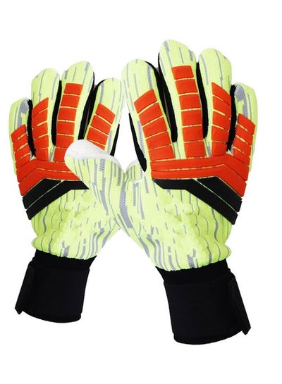Buy Goalkeeper Goalkeeper Gloves - High Performance Soccer Goalkeeper Gloves - Breathable Super Grip Goalkeeper Soccer Sport Soccer Goalkeeper Gloves Men Adults in Saudi Arabia