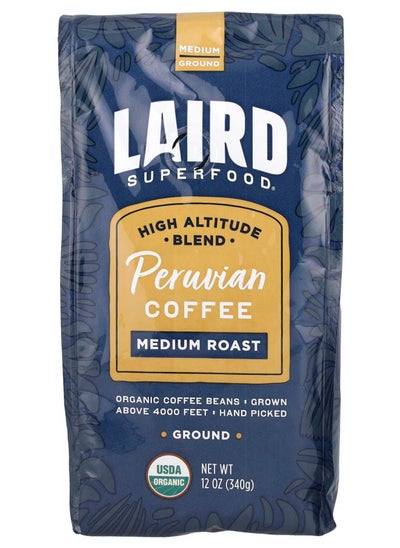 Buy Peruvian Coffee Ground Medium Roast 12 oz (340 g) in UAE