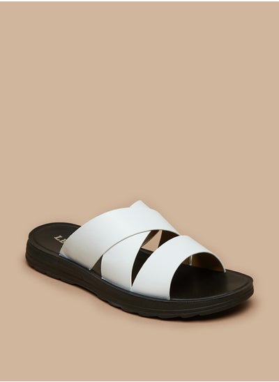 اشتري Men's Solid Slip-On Sandals في الامارات