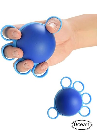 اشتري Hand Exerciser Grip Strengthener,Hand Therapy Squeeze Exercise Stress Ball,Forearm Exerciser for Arthritis Carpal Tunnel Exercise Finger Strengtheners Guitar Rock Climbing Stress Relief في الامارات