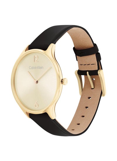 Buy Analog Round Waterproof  Wrist Watch With Leather Strap  25200008 in UAE