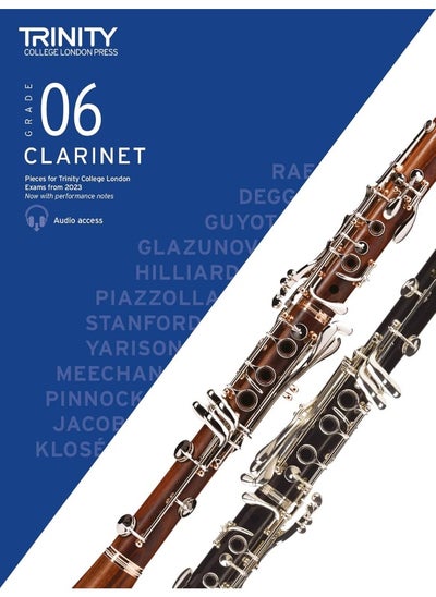 Buy Trinity College London Clarinet Exam Pieces from 2023: Grade 6 in UAE