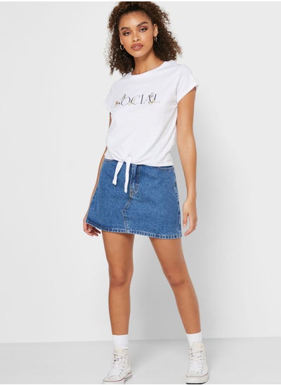 Buy Classic Denim Skirt in UAE