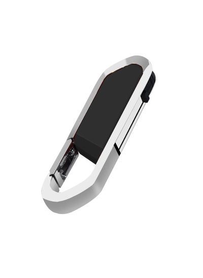 اشتري USB Flash Drive, Portable Metal Thumb Drive with Keychain, USB 2.0 Flash Drive Memory Stick, Convenient and Fast Pen Thumb U Disk for External Data Storage, (1pc 128GB Black) في السعودية