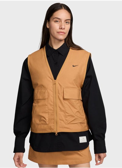 Buy Nsw Essential Woven Cargo Gilet in UAE