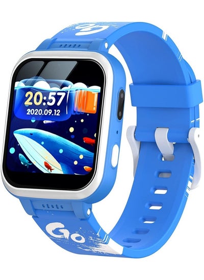 Buy Kids Smart Watch,Multifunction Rechargeable Touch Screen Toddler Watch,Gaming and Music Player Educational Toys, Birthday Gifts for Girls Boys Ages 6-12(Blue) in Saudi Arabia