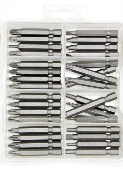 اشتري 32pc screwdriver bits set,  star bits, flat bits, torx bits, hex bits في الامارات