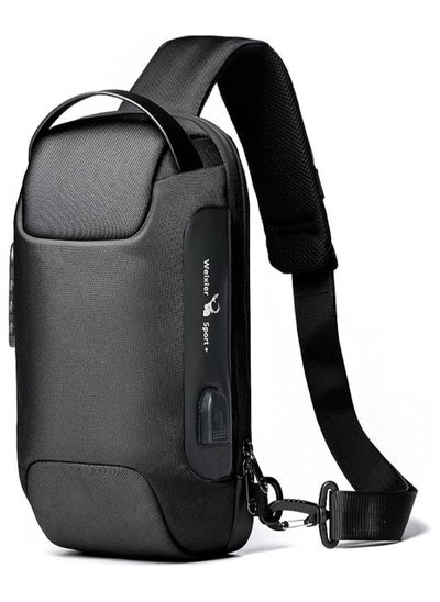 اشتري Black Shoulder Bag Sports for Men في السعودية