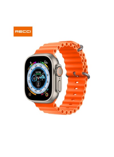 Buy Richie Ra21 Smart Watch, Silver Case and Orange Strap in Egypt