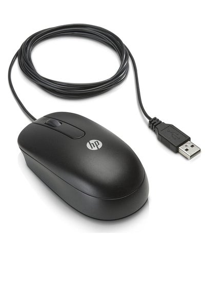 Buy Basics 3-Button Wired USB Computer Mouse, Black in UAE