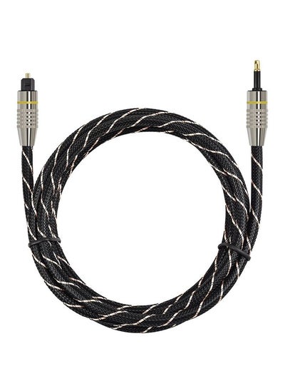 Buy 3m EMK OD6.0mm Square Port to Round Port Set-top Box Digital Audio Optical Fiber Connecting Cable in Saudi Arabia