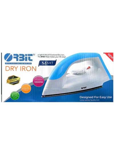 Buy 1000W Dry Iron for Perfectly Crisp Ironed Clothes in Saudi Arabia