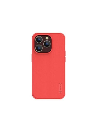 Buy Super Frosted Shield Pro Back Cover Case for Apple iPhone 14 Pro 6.1 Inch 2022 Red in Egypt