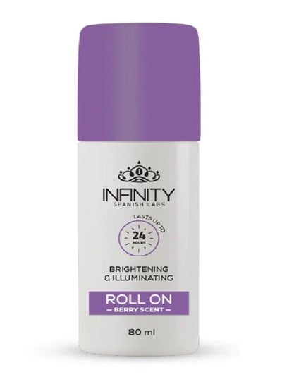 Buy Roll On Brightening and Illuminating Deodorant Berry Scent 80ml in Egypt