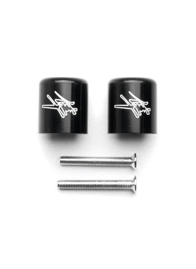 اشتري Pair of Suzuki Hayabusa Motorcycle Hand Grips Handlebar Ends Caps, Black في الامارات