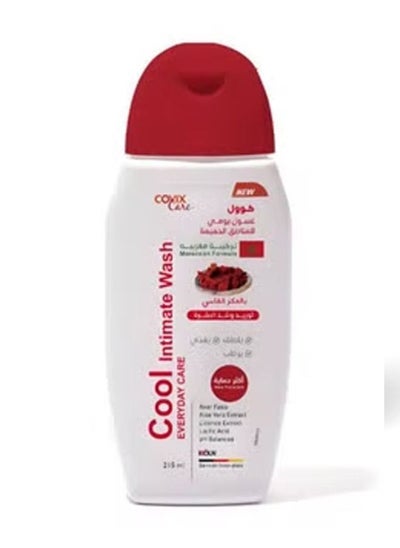 Buy Cool daily care wash for intimate areas with Aker Fassi, 215 ml in Saudi Arabia