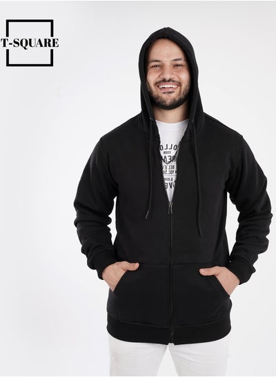 Buy Cotton Milton Jacket - With Anti-theft Hidden Pockets - Black in Egypt