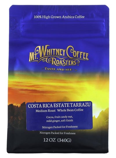 Buy Costa Rica Estate Tarrazu Whole Bean Coffee Medium Roast 12 oz (340 g) in UAE