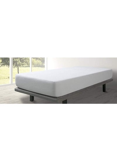 Buy White Waterproof Mattress Protector Size 180x200 CM White in Egypt