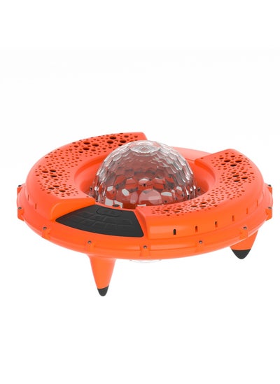 Buy AQUA BLAST Floating Wireless Speaker with 120W power and Vibrant LED Lights / IP67 Water-resistant / Micro SD Slot  Bluetooth V5.4 / 13H  Playtime - Orange in UAE