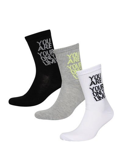 Buy Man High Cut Socks - 3 Pack in Egypt