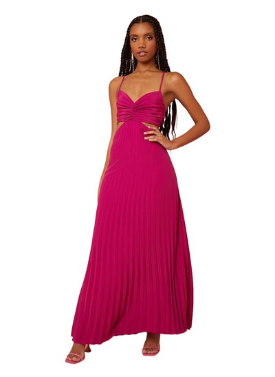 Buy Pleated Cutout Maxi Dress in Egypt