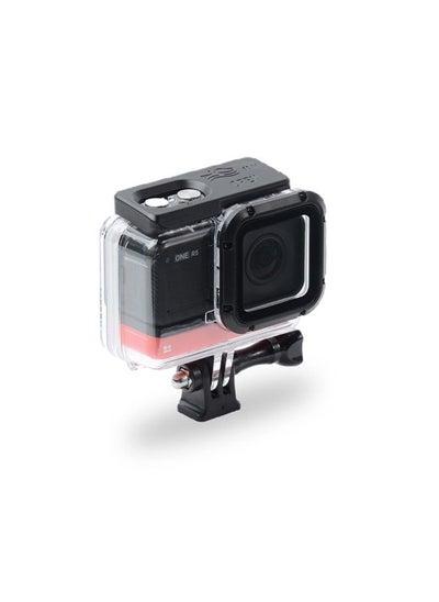 اشتري Waterproof Housing Case for Insta360 ONE RS 4K Edition, Underwater Diving Protective Shell 60M/196FT with Bracket Accessories في الامارات