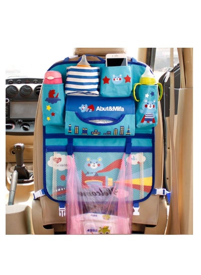 Buy Cute Cartoon Car Seat Back Organizer Storage Bags Hanging Car Organizador Bags Pocket Car Styling for Kids Children in Saudi Arabia