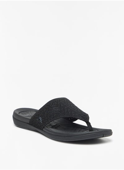 Buy Kappa Women'S Textured Slip-On Sandals in Saudi Arabia