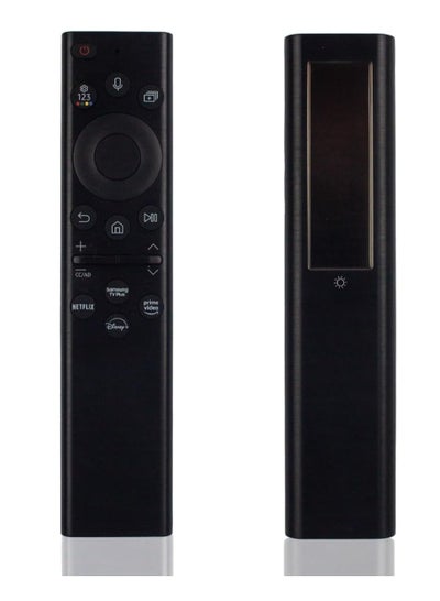 Buy Replacement Voice Remote Control for Samsung Smart TV Includes Netflix, Prime Video and Samsung Internet Shortcut Buttons (BLACK, ELT-REM-C-08A) in UAE