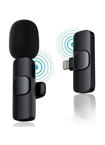 Buy K8 Wireless Digital Microphone - Compact with Clip, Compatible with iOS Devices, Lightning Connector, Easy Plug-and-Play, Hands-Free Recording in Egypt