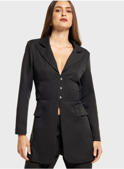 Buy Pocket Detail Coat in Saudi Arabia