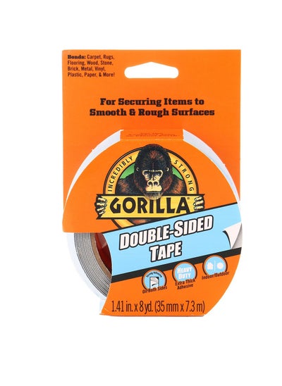 اشتري Gorilla Double-Sided Tape, 1.41" x 8 yd, Gray في الامارات