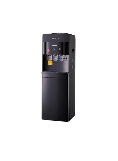 Buy Water Dispenser with referigerator 3 Taps Cold and hot MT-WD2527R Black in Egypt