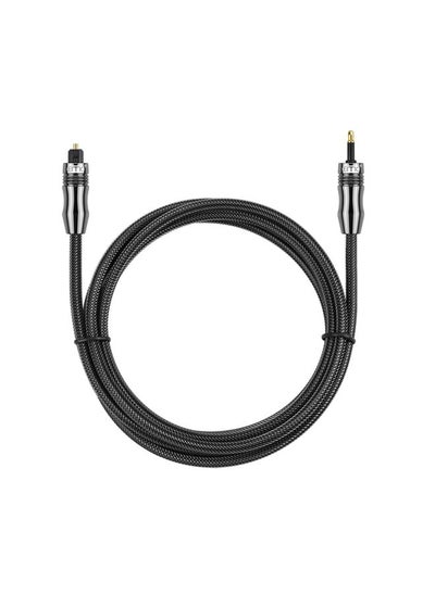 Buy EMK OD6.0mm 3.5mm Digital Sound Toslink to Mini Toslink Digital Optical Audio Cable, Length:1.5m in Saudi Arabia