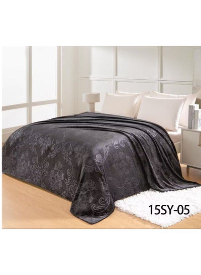 Buy Soft blanket double size 240X220 cm in Saudi Arabia