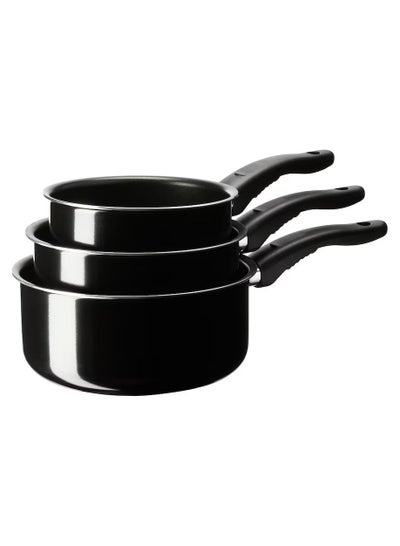 اشتري Saucepan set of 3 black في الامارات