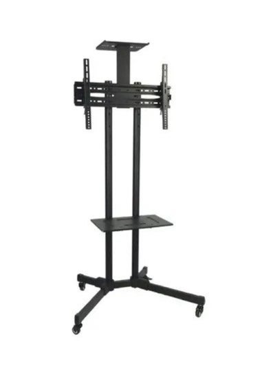 Buy Television Stand By, 32 Inch To 75 Inch Loading Capacity, Wheels With Break Tmwm-3007 Black in UAE