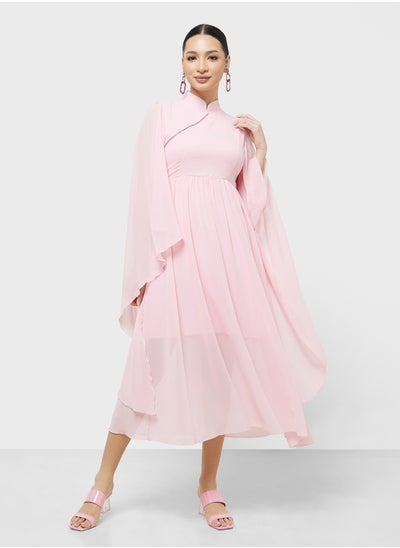 Buy Cape Sleeve Dress in Saudi Arabia