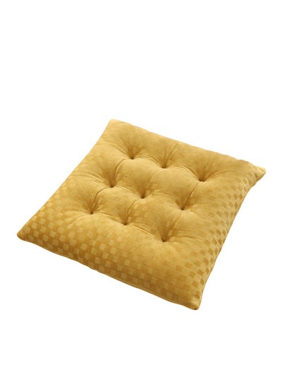 Buy Chair Cushions for Dining Chairs, Tufted Memory Foam Kitchen Seat Cushions, Non-Slip Chair Pads with Ties in UAE