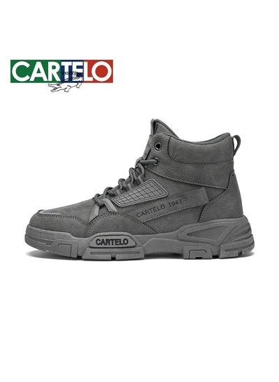 اشتري New CARTELO Fashion High Top Outdoor Work Boots في الامارات