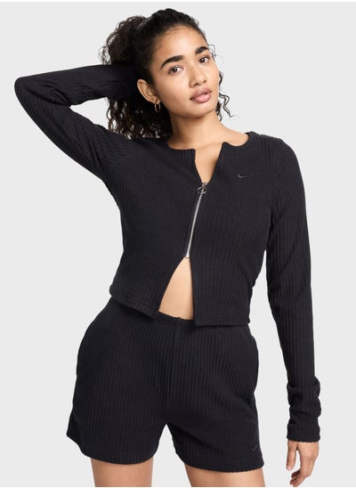 Buy Nsw Ribbed Cardigan Top in UAE