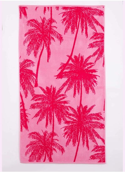 Buy Tropical Patterned Beach Towel in Saudi Arabia