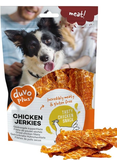 Buy Meat Chicken Jerkies Dog Snack 100g in UAE