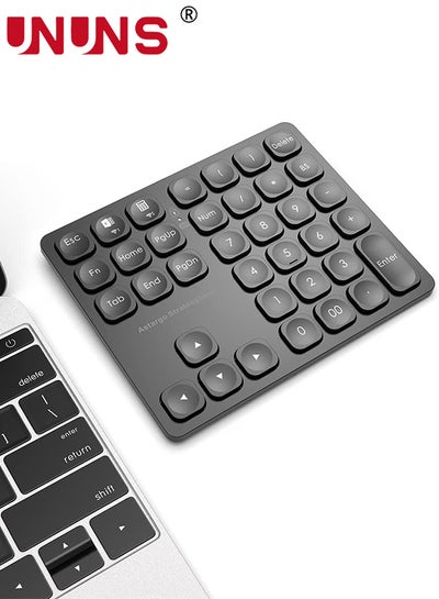 Buy Bluetooth Number Pad,Rechargeable Wireless Numeric Keypad,Slim 35 Keys External Numpad Keyboard Data Entry,Compatible With MacBook/iPad/Laptop/Windows/Android/iMac/MacBook Air/Pro in UAE