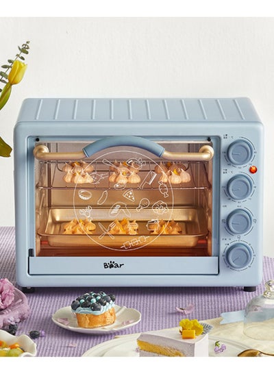Buy 20L Mini Electric Portable Toaster Oven With Built-In Light 3Layer Small Automatic Home Baking Independent Temperature Control Convection Countertop Oven(3Pin Au/Cn Plug) in UAE